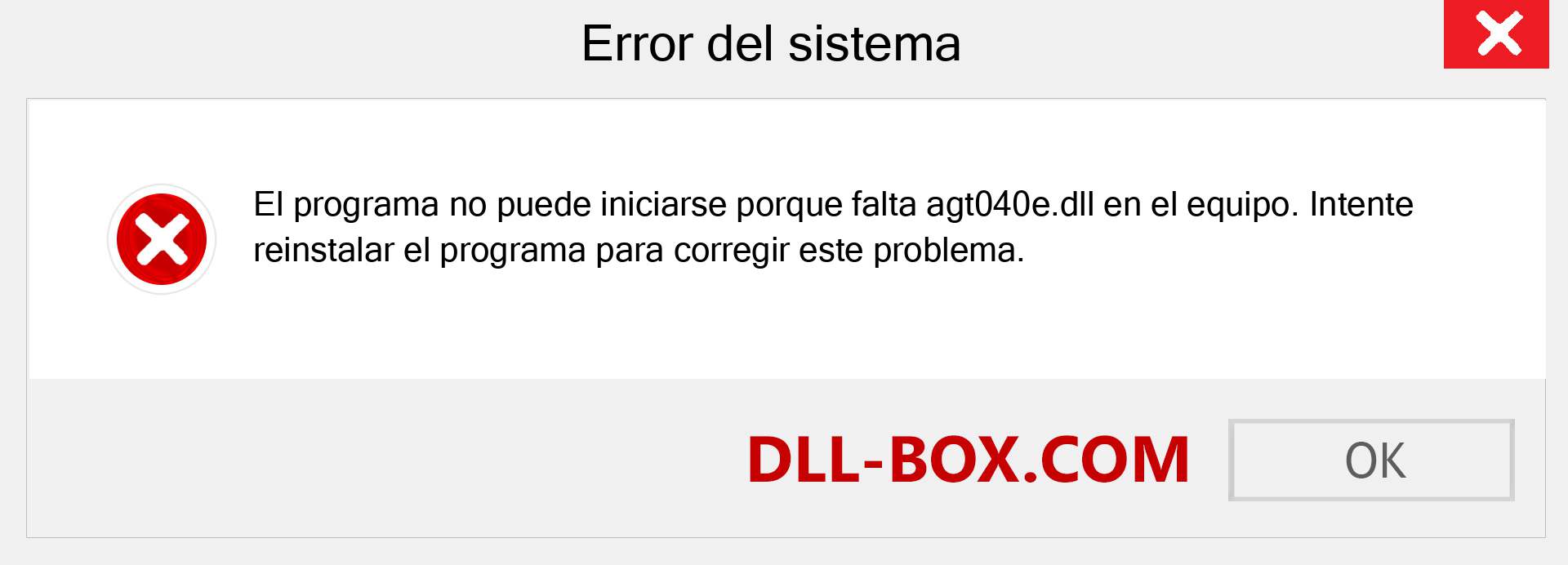 ¿Falta el archivo agt040e.dll ?. Descargar para Windows 7, 8, 10 - Corregir agt040e dll Missing Error en Windows, fotos, imágenes